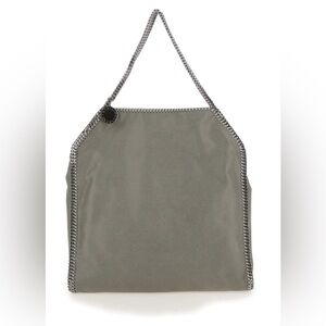 Stella McCartney Falabella, Baby Bella Gray Large Tote Bag, Chain Detail